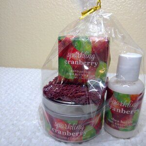 327. Sparkling Cranberry Gift Set